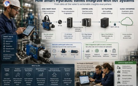 How smart hydraulic valves integrate with IIoT systems