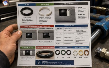 O-ring vs backup ring in hydraulic systems: when to use each and why