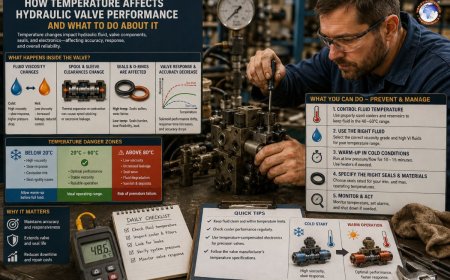How temperature affects hydraulic valve performance and what to do about it?