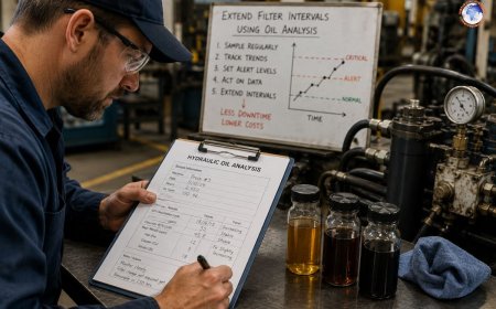 How to use hydraulic oil analysis to extend filter change intervals