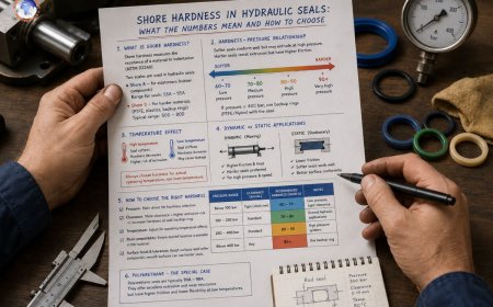 Shore hardness in hydraulic seals: what the numbers mean and how to choose