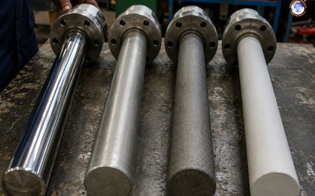 Types of hydraulic cylinder piston rod coatings and applications