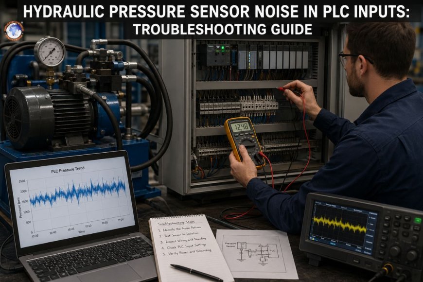 Hydraulic pressure sensor noise in PLC inputs: Troubleshooting guide