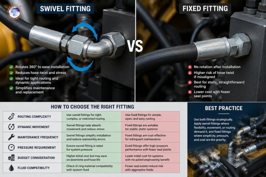 Swivel fittings vs fixed fittings: which is better for your system?