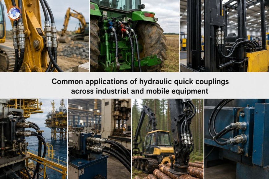 Common applications of hydraulic quick couplings across industrial and mobile equipment
