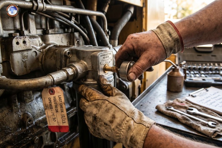 Hydraulic filter bypass valve: what it does and what happens when it opens