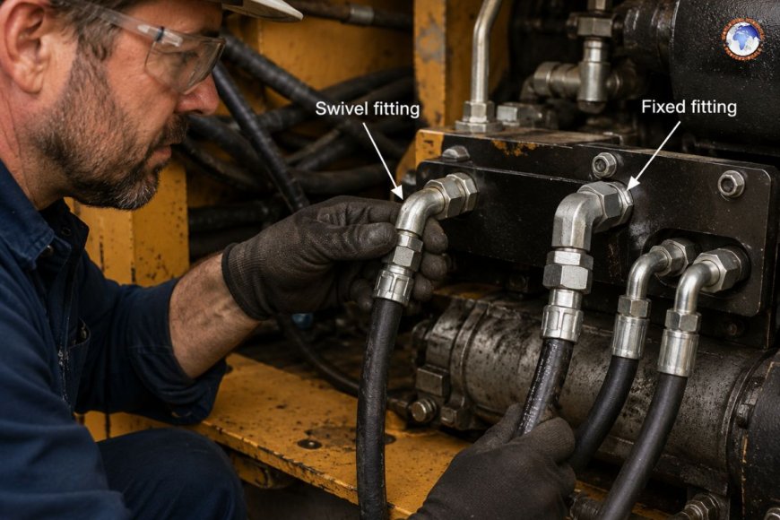 Hydraulic swivel fittings vs fixed fittings: choosing the right joint for tight spaces