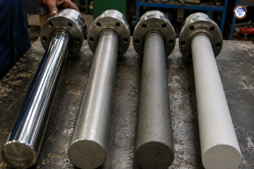 Types of hydraulic cylinder piston rod coatings and applications