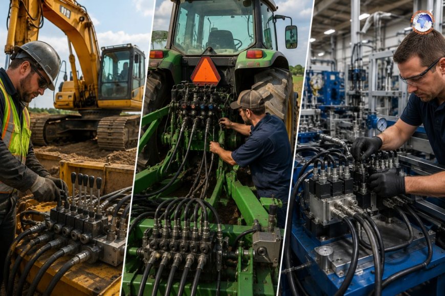 Hydraulic Valves in Construction, Agriculture, and Manufacturing