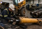 Can a hydraulic cylinder be repaired on-site or does it need factory service?