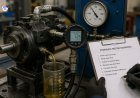 How do you diagnose internal leakage in hydraulic motors?