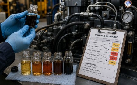 How to identify hydraulic oil degradation before equipment damage occurs