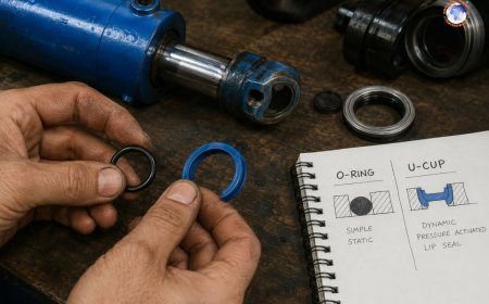 What is the difference between U-cup and O-ring seals?