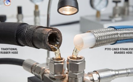 How Do New Materials Like PTFE or Teflon Improve Hydraulic Hose Performance?