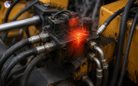 What causes a hydraulic valve to overheat?