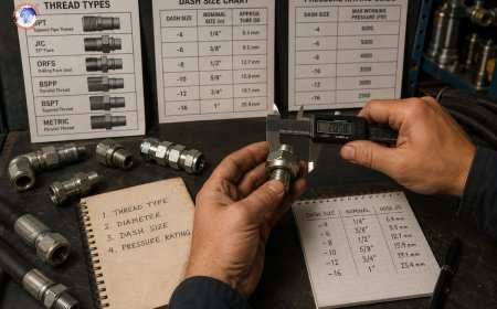 How do you know what size hydraulic fitting you need?