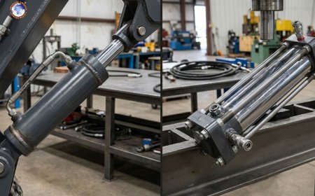What is the difference between welded and tie-rod hydraulic cylinders?