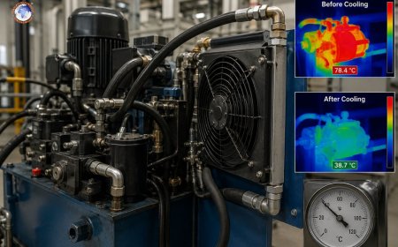 Why do hydraulic systems overheat — And how can a heat exchanger fix it?