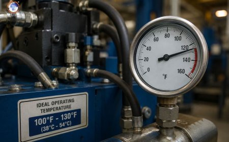 What is the ideal operating temperature for hydraulic fluid?