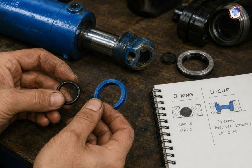 What is the difference between U-cup and O-ring seals?