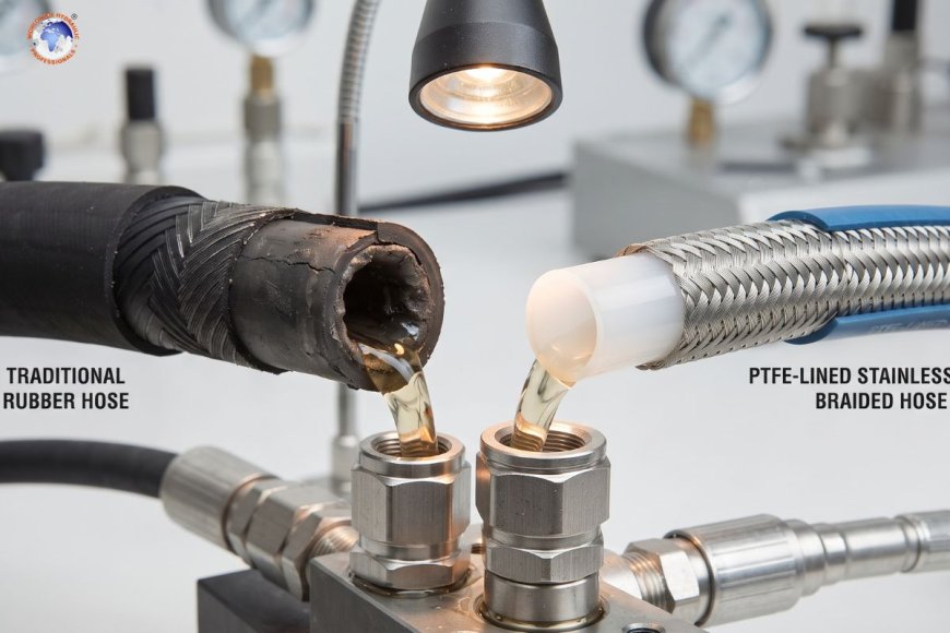 How Do New Materials Like PTFE or Teflon Improve Hydraulic Hose Performance?