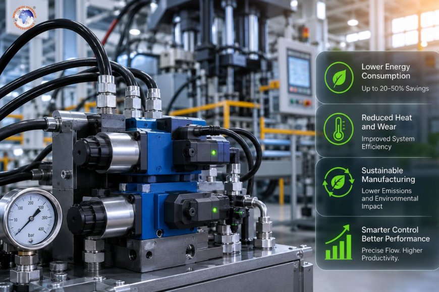 Energy-efficient hydraulic valves for sustainable manufacturing