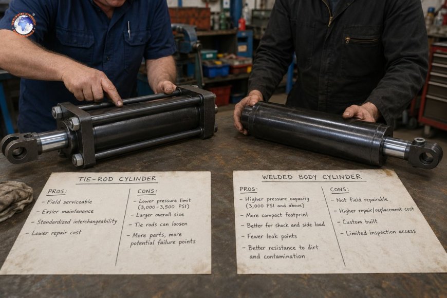 Tie-rod vs welded body cylinder construction: pros, cons, and use cases