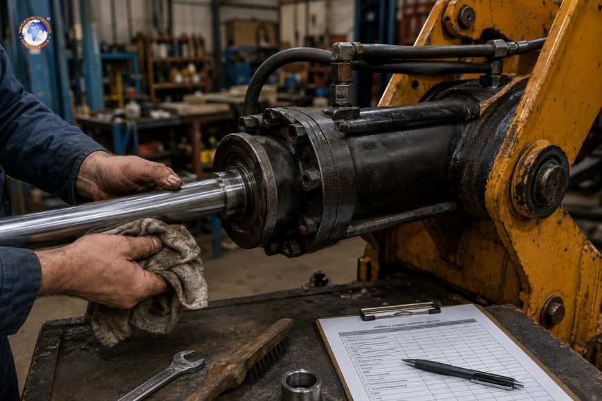 How do I maintain a hydraulic cylinder?