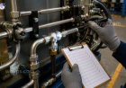 How often should non-welded piping be inspected?