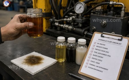How do you know when hydraulic fluid needs changing?