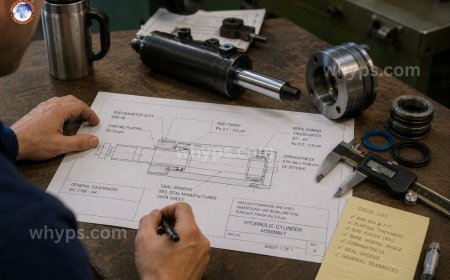 Specifying a hydraulic cylinder for CNC machining: rod finish, bore honing, and the drawing callouts that get missed