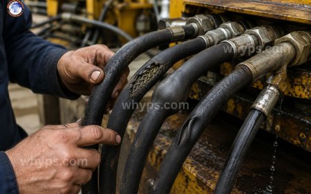 What are the common signs that a hydraulic hose is about to fail?
