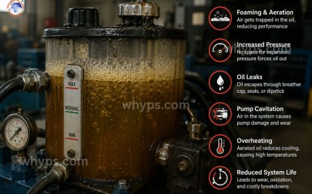 What happens if hydraulic oil is overfilled?
