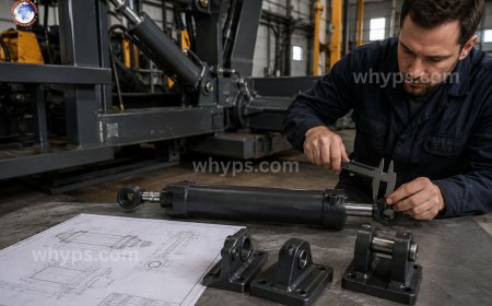 What factors determine cylinder stroke length and mounting type?