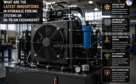 What are the latest innovations in hydraulic cooling systems or oil-to-air exchangers?