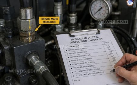 Can hydraulic fitting failures be predicted before a leak happens?