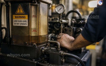 Is it safe to run a hydraulic system on low fluid temporarily?