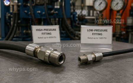 High-pressure vs low-pressure hydraulic fittings: how to choose?