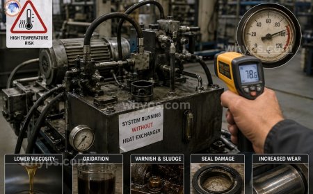 What really happens when you run a hydraulic system without a heat exchanger?