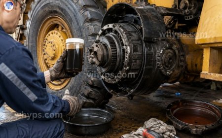 Check for wet dry brakes in heavy equipments?