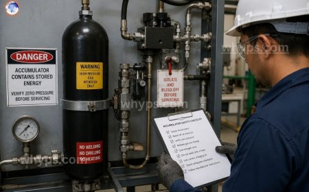 Accumulator safety tips and precautions
