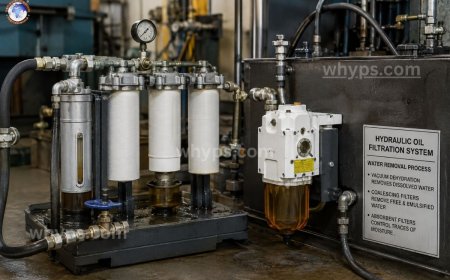 How to remove water from a hydraulic oil through filtration?