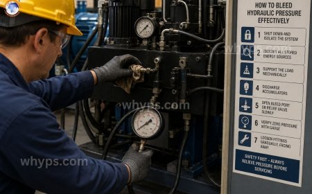 How to bleed hydraulic pressure effectively?