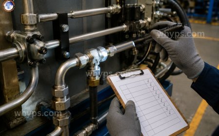 How often should non-welded piping be inspected?