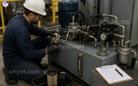 What routine maintenance is required for hydraulic power packs?
