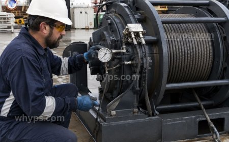 How do you test a Hydraulic Winches after maintenance?