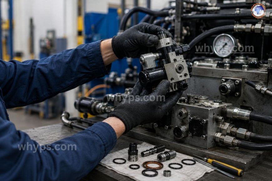 How often should hydraulic valves be maintained?