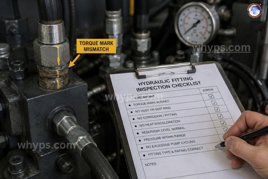 Can hydraulic fitting failures be predicted before a leak happens?