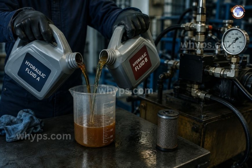 Can you mix different brands of hydraulic fluid?