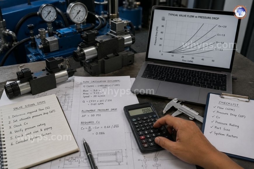 How to size a hydraulic valve correctly?